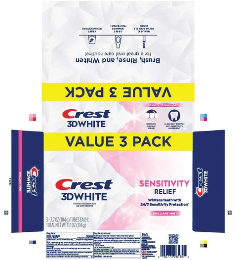 Crest Pro-HealthSensitivity Relief 포장