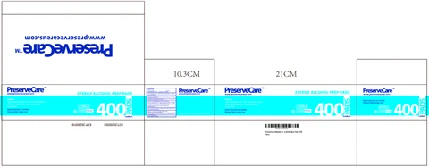 Sterile Alcohol Prep Pads packaging