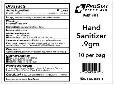 Hand Sanitizer packaging