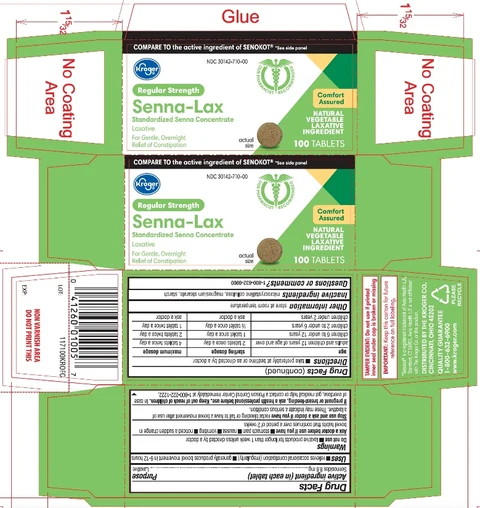 Kroger Senna LaxativeRegular Strength 포장