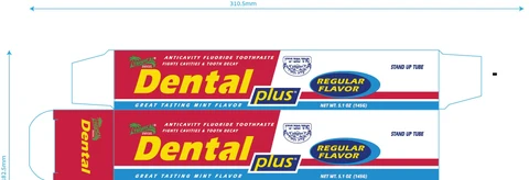 Dental Plus Regular Flavor 포장