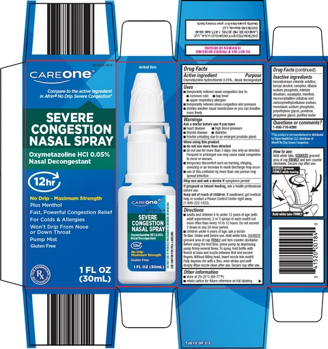 CareOne Severe Congestion Nasal 포장