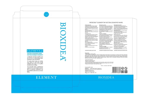BIOXIDEA ELEMENT 48 NATURA DIAMOND MASK 포장