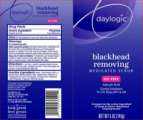 Bleackhead removing Medicated scrubDaylogic 포장
