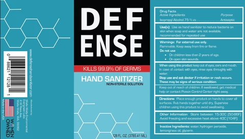 DEFENSE Hand Sanitizer 포장