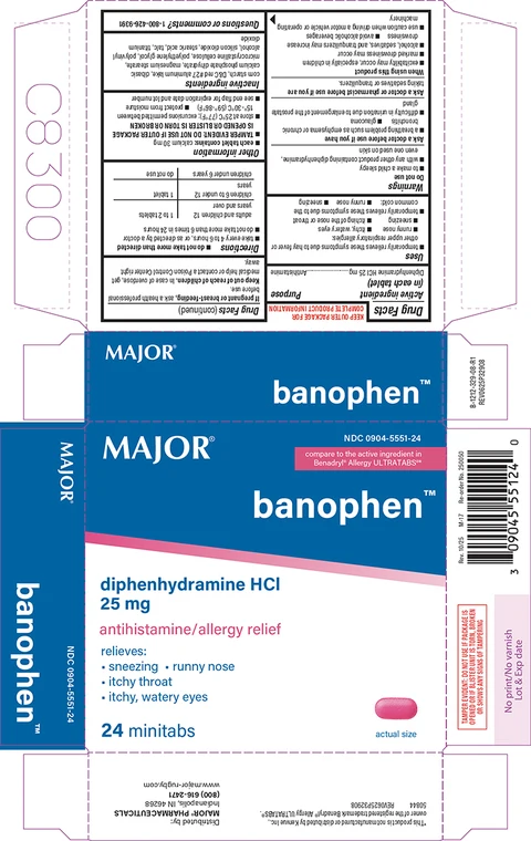 Banophen 포장