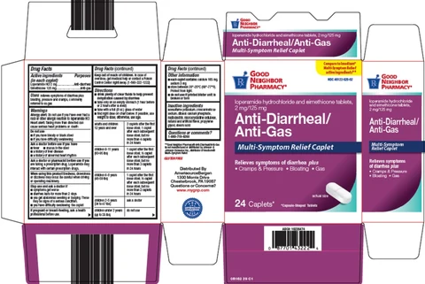good neighbor pharmacy anti diarrheal anti gas packaging