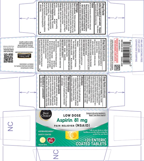 Low Dose Aspirin packaging