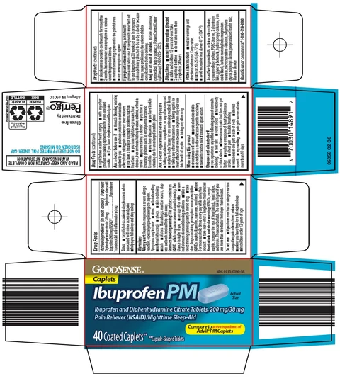 good sense ibuprofen pm packaging