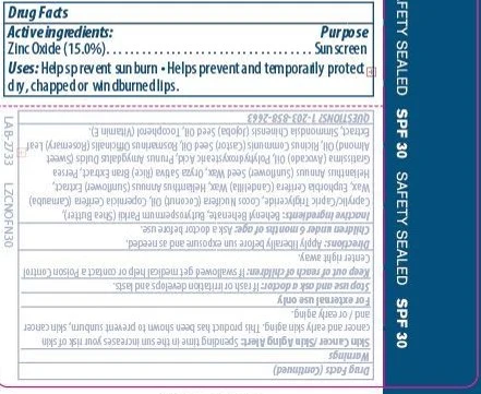 SPF 30 - Zinc Oxide Lip Balm 포장