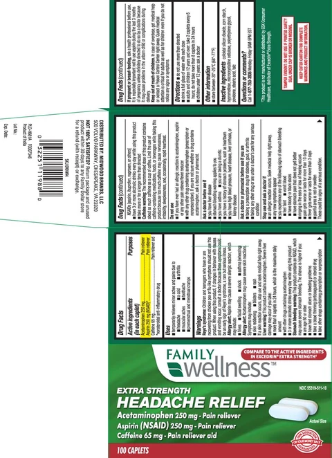 Headache ReliefExtra Strength packaging