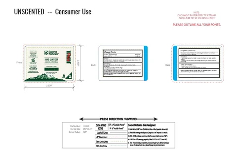Lazarus Provisions Hand SanitizerConsumer packaging