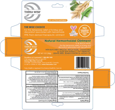 Thera Wise Natural Hemorrhoidal packaging
