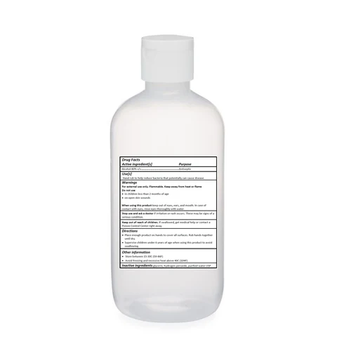 Hand Sanitizer packaging