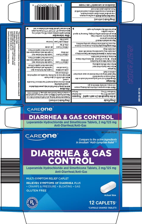 CareOne Diarrhea and Gas Control 포장