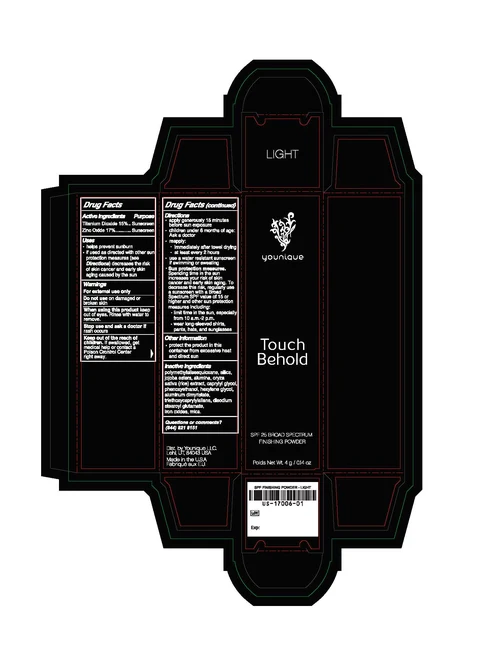 SPF 25 Finishing Powder 포장