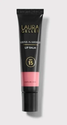 LAURA GELLER X BLISS SHINE - N - SHIELD LIP BALM SPF 15 Sunset Sands packaging