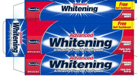 Advanced Whitening Anticavity Fluoride 포장