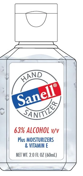 Sanell Hand Sanitizer 포장