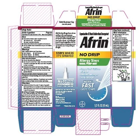 Afrin No-DripAllergy Sinus 포장