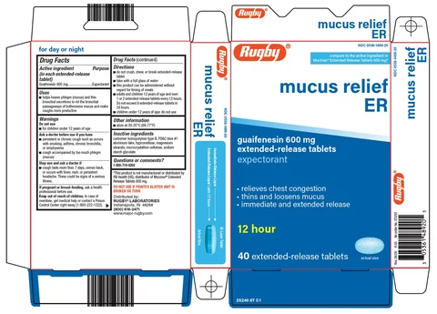 RUGBY MUCUS RELIEF ER 포장