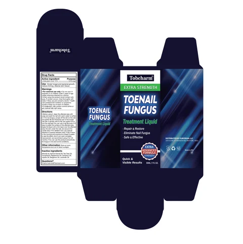 Tobcharm Toenail Fungus Treatment Liquid packaging