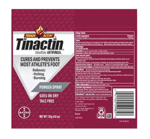 Tinactin packaging