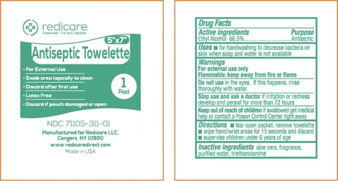 REDICARE ANTISEPTIC WIPES 포장