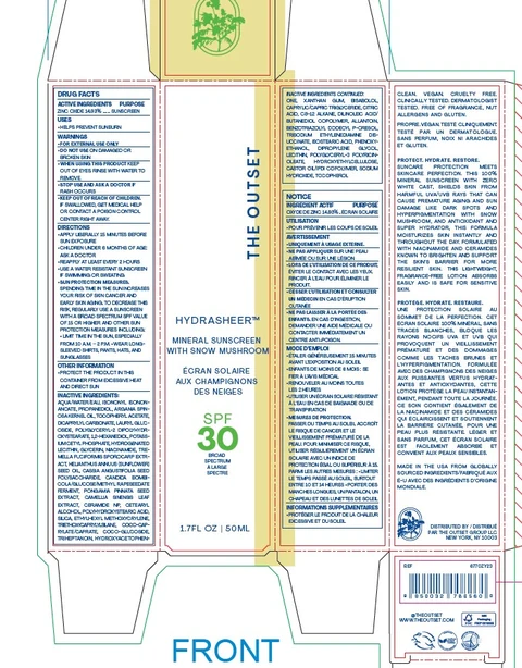 HYDRASHEER MINERAL SUNSCREEN packaging