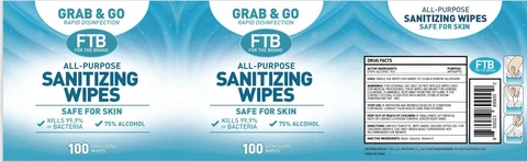 ALL-PURPOSE SANITIZING WIPES 포장