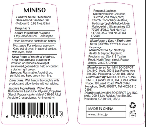 Hand Sanitizer packaging