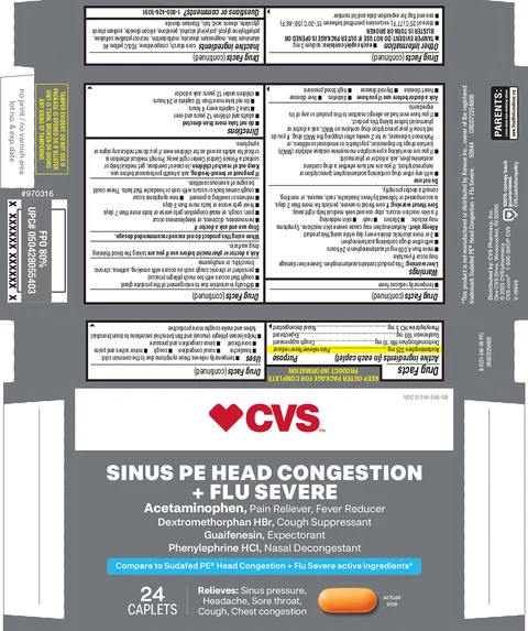 Sinus PE Head Congestion and Flu Severe 포장