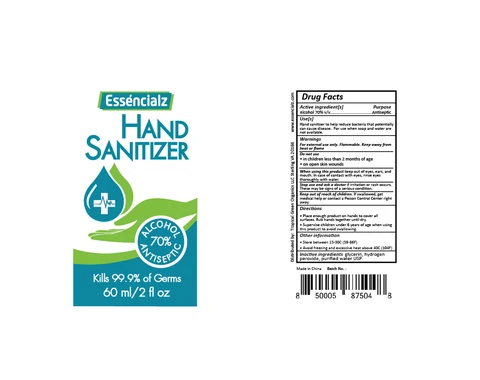 Hand Sanitizer packaging