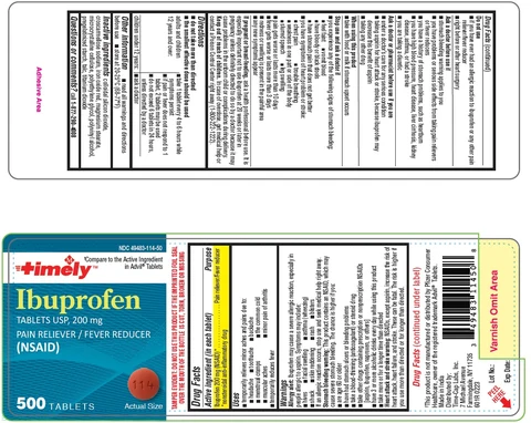601R-Timely-Ibuprofen Tablets-500s-Label