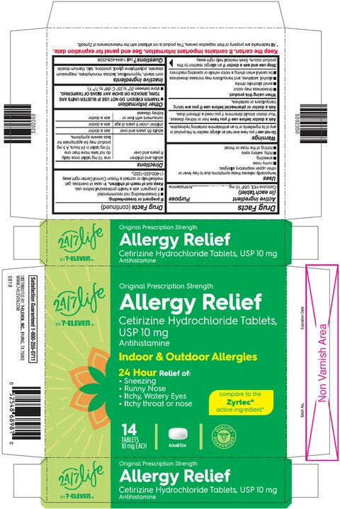 Cetirizine Hydrochloride 포장