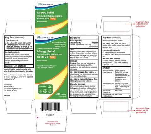 Cetirizine Hydrochloride (Allergy) 포장