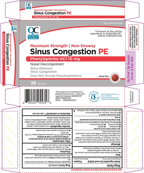 Sinus Congestion 포장