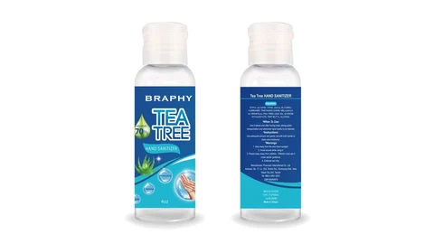 Hand Sanitizer packaging