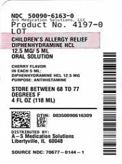 children allergy relief dye free cherry packaging