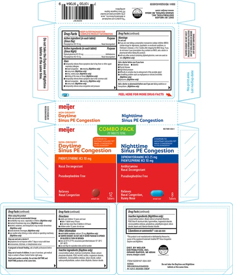 Sinus PE CongestionDaytime Nighttime 포장
