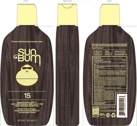 Sun Bum SPF 15 Premium Moisturizing Sunscreen 포장