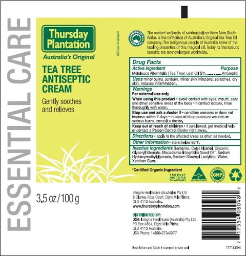 Thursday Plantation packaging