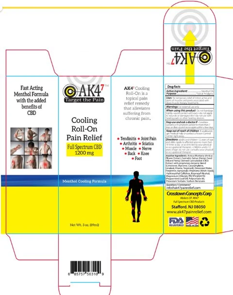 AK47 Cooling Roll-On 포장
