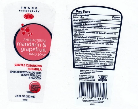 Antibacterial Mandarin and Grapefruit HandsoapGentle Cleansing Formula 포장