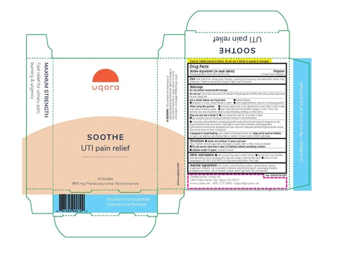 Uqora Maximum Strength Urinary Pain Relief 포장