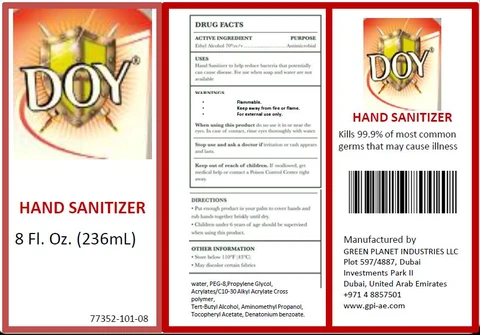 HAND SANITIZER 포장