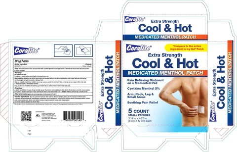 Coralite Extra Strength Cool and Hot 포장