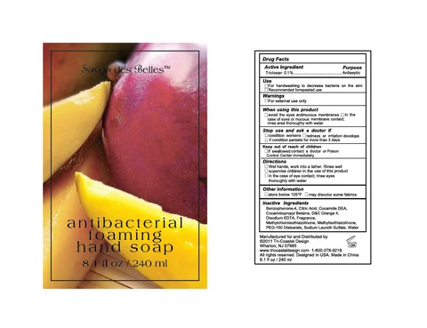 anti-bacterial foaming packaging