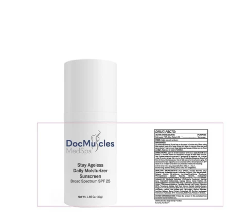 Stay Ageless Daily Moisturizer Sunscreen Broad Spectrum SPF 25 packaging