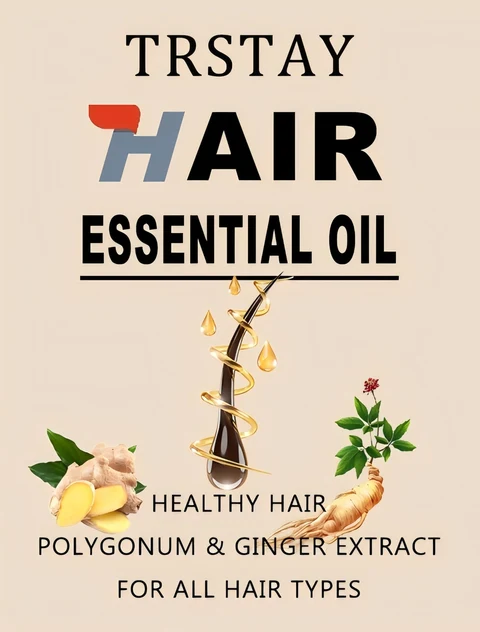 Trastay Hair Essential Oil packaging